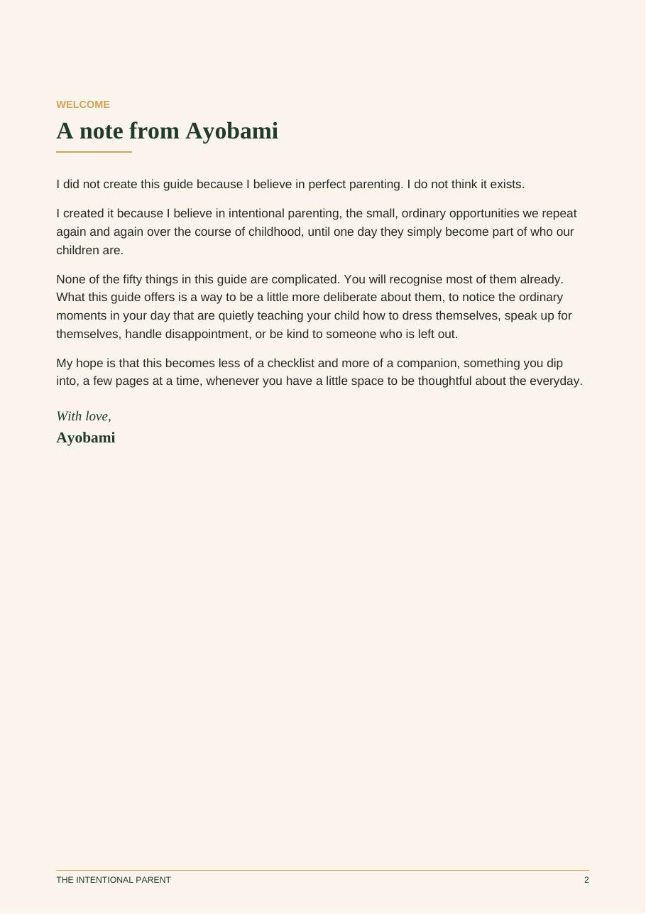 50 Things to Teach Your Child Before Age 7, sample page 1