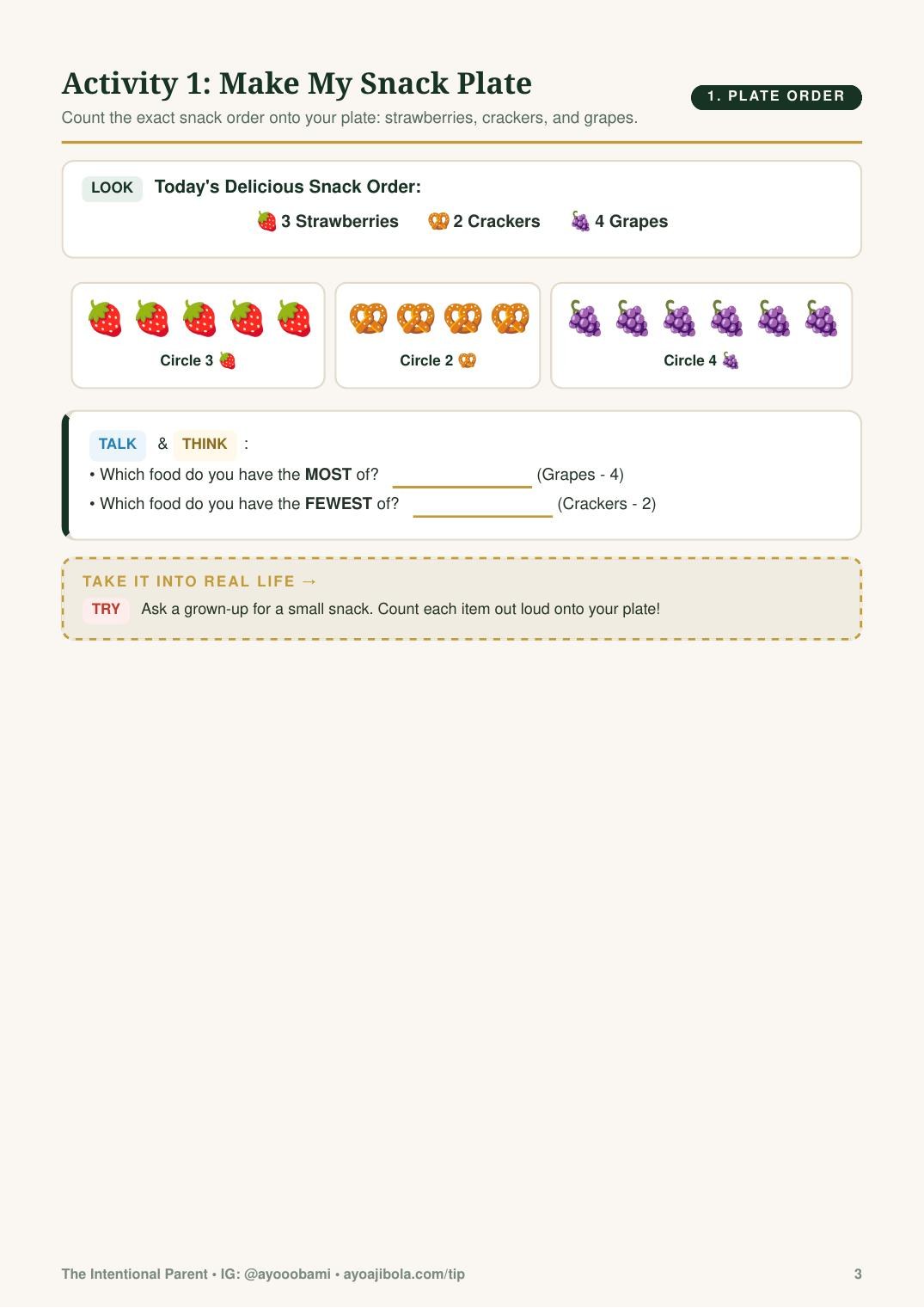 Snack-Time Maths preview
