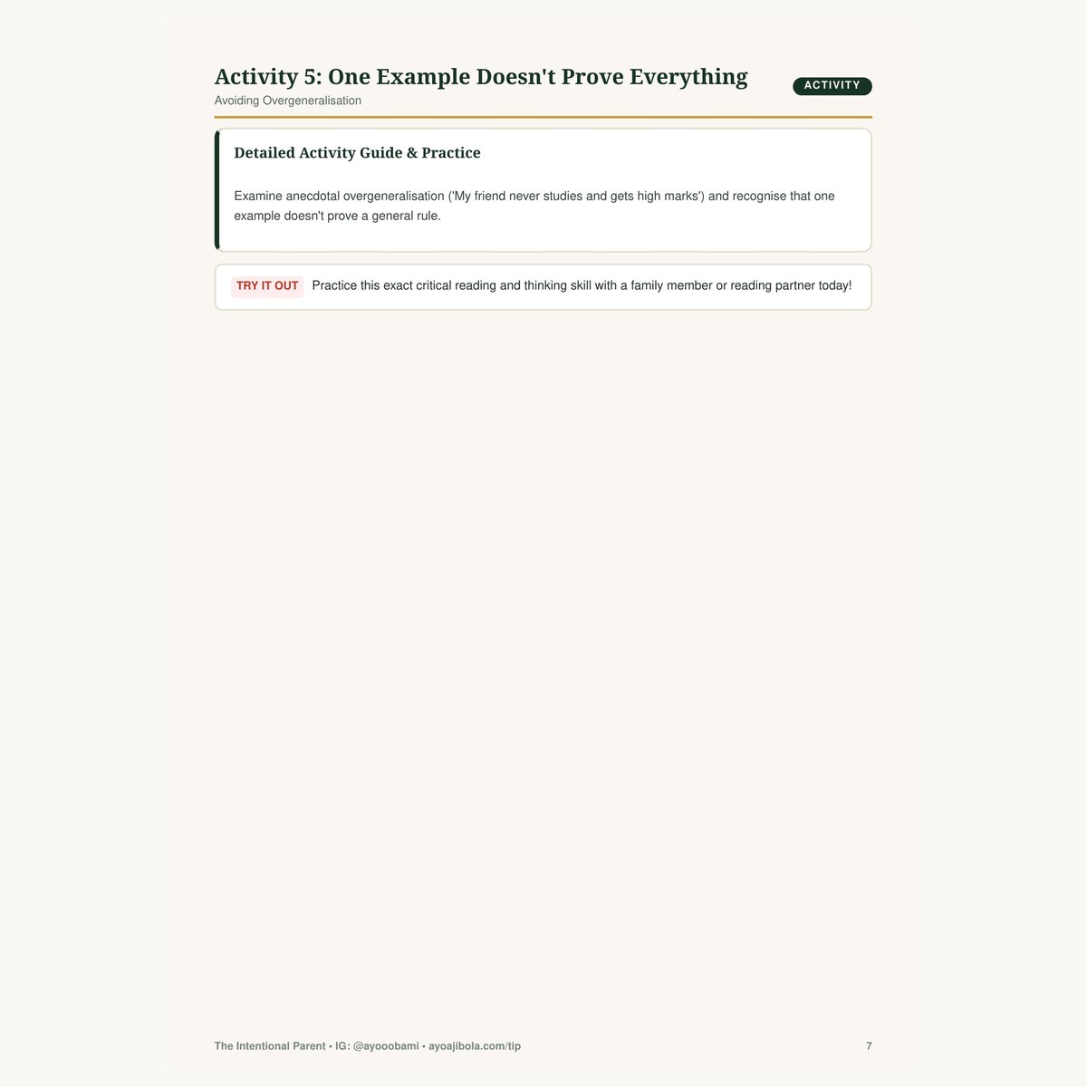 The Critical Reader & Thinker preview