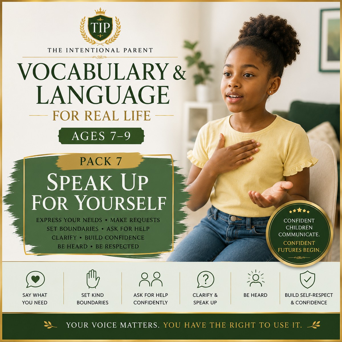 Speak Up For Yourself