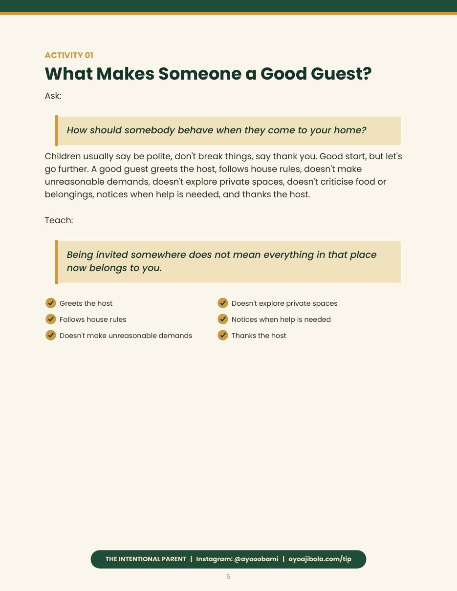 The Good Guest & Young Host preview