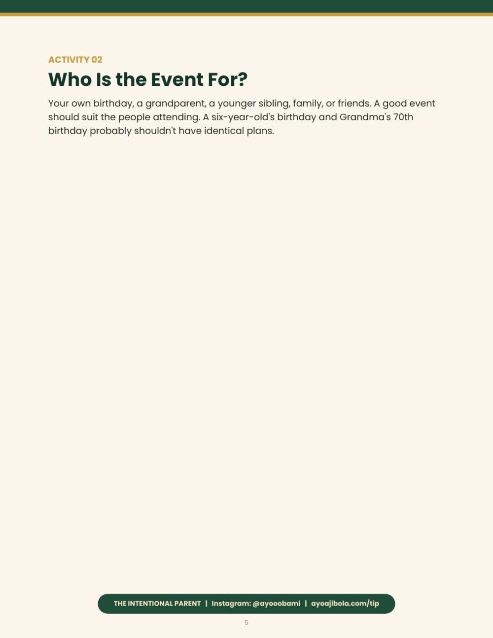 The Young Host & Event Planner preview